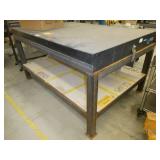 4x6ft 6 inch thick Granite Surface Table on stand