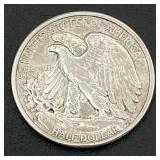 1942-D Walking Liberty Half Dollar (90% Silver)