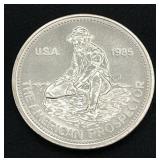 1985 Engelhard American Prospector 1 oz. Silver Round (.999 Fine Silver)
