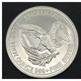 1985 Engelhard American Prospector 1 oz. Silver Round (.999 Fine Silver)