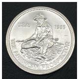1985 Engelhard American Prospector 1 oz. Silver Round (.999 Fine Silver)