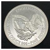 1985 Engelhard American Prospector 1 oz. Silver Round (.999 Fine Silver)