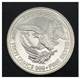 1985 Engelhard American Prospector 1 oz. Silver Round (.999 Fine Silver)