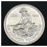 1985 Engelhard American Prospector 1 oz. Silver Round (.999 Fine Silver)