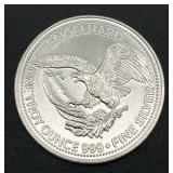 1985 Engelhard American Prospector 1 oz. Silver Round (.999 Fine Silver)