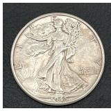 1945-D Walking Liberty Half Dollar (90% Silver)