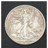 1943-D Walking Liberty Half Dollar (90% Silver)