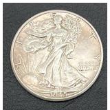 1945-D Walking Liberty Half Dollar (90% Silver)