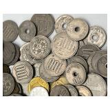 Huge Foreign Coin Lot - Antique Australian Pennies, Wheat Pennies, Euros, Japanese Yen, Yuan, Canadian, and More!