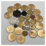 Collectible Tokens and Coins including 1971 South Dakota Souvenir Dollar