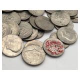 Kennedy Half Dollars (No Silver) - 108 Coins!