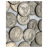 Kennedy 1976 Bicentennial Half Dollars (No Silver) - 34 Coins!