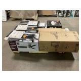 Massive Pallet of Brand Name Misc Faucets, Showers, Fixtures, Towel Bars, Bathroom Fans, Ceiling Fans, Lights, and More **Parts Only** (Lot Great for eBay Sellers) (Internal lot #9)
