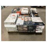 Massive Pallet of Brand Name Misc Faucets, Showers, Fixtures, Towel Bars, Bathroom Fans, Ceiling Fans, Lights, and More **Parts Only** (Lot Great for eBay Sellers) (Internal lot #11)
