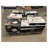 Massive Pallet of Brand Name Misc Faucets, Showers, Fixtures, Towel Bars, Bathroom Fans, Ceiling Fans, Lights, and More **Parts Only** (Lot Great for eBay Sellers) (Internal lot #11)