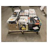 Massive Pallet of Brand Name Misc Faucets, Showers, Fixtures, Towel Bars, Bathroom Fans, Ceiling Fans, Lights, and More **Parts Only** (Lot Great for eBay Sellers) (Internal lot #11)