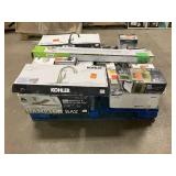 Massive Pallet of Brand Name Misc Faucets, Showers, Fixtures, Towel Bars, Bathroom Fans, Ceiling Fans, Lights, and More **Parts Only** (Lot Great for eBay Sellers) (Internal lot #13)