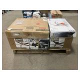 Massive Pallet of Brand Name Misc Faucets, Showers, Fixtures, Towel Bars, Bathroom Fans, Ceiling Fans, Lights, and More **Parts Only** (Lot Great for eBay Sellers) (Internal lot #15)