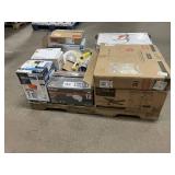 Massive Pallet of Brand Name Misc Faucets, Showers, Fixtures, Towel Bars, Bathroom Fans, Ceiling Fans, Lights, and More **Parts Only** (Lot Great for eBay Sellers) (Internal lot #15)