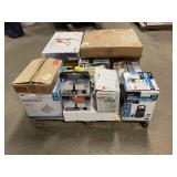 Massive Pallet of Brand Name Misc Faucets, Showers, Fixtures, Towel Bars, Bathroom Fans, Ceiling Fans, Lights, and More **Parts Only** (Lot Great for eBay Sellers) (Internal lot #15)