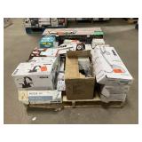 Massive Pallet of Brand Name Misc Faucets, Showers, Fixtures, Towel Bars, Bathroom Fans, Ceiling Fans, Lights, and More **Parts Only** (Lot Great for eBay Sellers) (Internal lot #16)