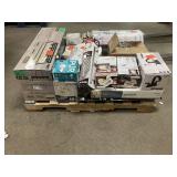 Massive Pallet of Brand Name Misc Faucets, Showers, Fixtures, Towel Bars, Bathroom Fans, Ceiling Fans, Lights, and More **Parts Only** (Lot Great for eBay Sellers) (Internal lot #16)