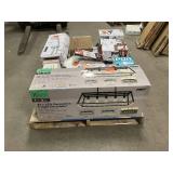 Massive Pallet of Brand Name Misc Faucets, Showers, Fixtures, Towel Bars, Bathroom Fans, Ceiling Fans, Lights, and More **Parts Only** (Lot Great for eBay Sellers) (Internal lot #16)