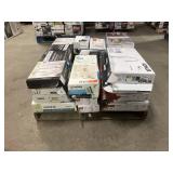 Massive Pallet of Brand Name Misc Faucets, Showers, Fixtures, Towel Bars, Bathroom Fans, Ceiling Fans, Lights, and More **Parts Only** (Lot Great for eBay Sellers) (Internal lot #19)