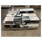 Massive Pallet of Brand Name Misc Faucets, Showers, Fixtures, Towel Bars, Bathroom Fans, Ceiling Fans, Lights, and More **Parts Only** (Lot Great for eBay Sellers) (Internal lot #19)