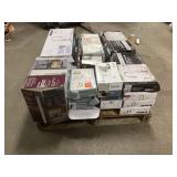 Massive Pallet of Brand Name Misc Faucets, Showers, Fixtures, Towel Bars, Bathroom Fans, Ceiling Fans, Lights, and More **Parts Only** (Lot Great for eBay Sellers) (Internal lot #19)