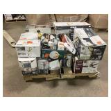 Massive Pallet of Brand Name Misc Faucets, Showers, Fixtures, Towel Bars, Bathroom Fans, Ceiling Fans, Lights, and More **Parts Only** (Lot Great for eBay Sellers) (Internal lot #21)