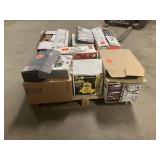 Massive Pallet of Brand Name Misc Faucets, Showers, Fixtures, Towel Bars, Bathroom Fans, Ceiling Fans, Lights, and More **Parts Only** (Lot Great for eBay Sellers) (Internal lot #23)