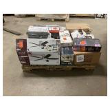 Massive Pallet of Brand Name Misc Faucets, Showers, Fixtures, Towel Bars, Bathroom Fans, Ceiling Fans, Lights, and More **Parts Only** (Lot Great for eBay Sellers) (Internal lot #23)