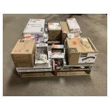 Massive Pallet of Brand Name Misc Faucets, Showers, Fixtures, Towel Bars, Bathroom Fans, Ceiling Fans, Lights, and More **Parts Only** (Lot Great for eBay Sellers) (Internal lot #27)