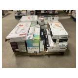 Massive Pallet of Brand Name Misc Faucets, Showers, Fixtures, Towel Bars, Bathroom Fans, Ceiling Fans, Lights, and More **Parts Only** (Lot Great for eBay Sellers) (Internal lot #28)
