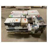 Massive Pallet of Brand Name Misc Faucets, Showers, Fixtures, Towel Bars, Bathroom Fans, Ceiling Fans, Lights, and More **Parts Only** (Lot Great for eBay Sellers) (Internal lot #28)