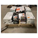 Massive Pallet of Brand Name Misc Faucets, Showers, Fixtures, Towel Bars, Bathroom Fans, Ceiling Fans, Lights, and More **Parts Only** (Lot Great for eBay Sellers) (Internal lot #33)