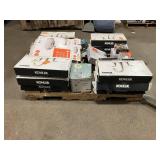 Massive Pallet of Brand Name Misc Faucets, Showers, Fixtures, Towel Bars, Bathroom Fans, Ceiling Fans, Lights, and More **Parts Only** (Lot Great for eBay Sellers) (Internal lot #33)
