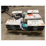 Massive Pallet of Brand Name Misc Faucets, Showers, Fixtures, Towel Bars, Bathroom Fans, Ceiling Fans, Lights, and More **Parts Only** (Lot Great for eBay Sellers) (Internal lot #33)