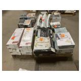 Massive Pallet of Brand Name Misc Faucets, Showers, Fixtures, Towel Bars, Bathroom Fans, Ceiling Fans, Lights, and More **Parts Only** (Lot Great for eBay Sellers) (Internal lot #39)