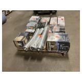 Massive Pallet of Brand Name Misc Faucets, Showers, Fixtures, Towel Bars, Bathroom Fans, Ceiling Fans, Lights, and More **Parts Only** (Lot Great for eBay Sellers) (Internal lot #39)