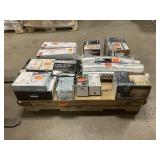 Massive Pallet of Brand Name Misc Faucets, Showers, Fixtures, Towel Bars, Bathroom Fans, Ceiling Fans, Lights, and More **Parts Only** (Lot Great for eBay Sellers) (Internal lot #39)