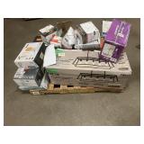 Massive Pallet of Brand Name Misc Faucets, Showers, Fixtures, Towel Bars, Bathroom Fans, Ceiling Fans, Lights, and More **Parts Only** (Lot Great for eBay Sellers) (Internal lot #43)