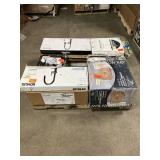 Massive Pallet of Brand Name Misc Faucets, Showers, Fixtures, Towel Bars, Bathroom Fans, Ceiling Fans, Lights, and More **Parts Only** (Lot Great for eBay Sellers) (Internal lot #45)