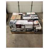 Massive Pallet of Brand Name Misc Faucets, Showers, Fixtures, Towel Bars, Bathroom Fans, Ceiling Fans, Lights, and More **Parts Only** (Lot Great for eBay Sellers) (Internal lot #46)