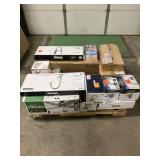 Massive Pallet of Brand Name Misc Faucets, Showers, Fixtures, Towel Bars, Bathroom Fans, Ceiling Fans, Lights, and More **Parts Only** (Lot Great for eBay Sellers) (Internal lot #47)