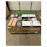 Massive Pallet of Brand Name Misc Faucets, Showers, Fixtures, Towel Bars, Bathroom Fans, Ceiling Fans, Lights, and More **Parts Only** (Lot Great for eBay Sellers) (Internal lot #47)