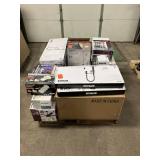 Massive Pallet of Brand Name Misc Faucets, Showers, Fixtures, Towel Bars, Bathroom Fans, Ceiling Fans, Lights, and More **Parts Only** (Lot Great for eBay Sellers) (Internal lot #48)