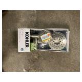 Massive Pallet of Brand Name Misc Faucets, Showers, Fixtures, Towel Bars, Bathroom Fans, Ceiling Fans, Lights, and More **Parts Only** (Lot Great for eBay Sellers) (Internal lot #48)