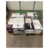 Massive Pallet of Brand Name Misc Faucets, Showers, Fixtures, Towel Bars, Bathroom Fans, Ceiling Fans, Lights, and More **Parts Only** (Lot Great for eBay Sellers) (Internal lot #49)
